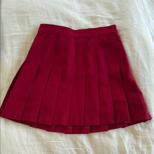 American Apparel Red Mini Skirt